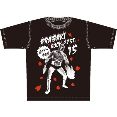 ARABAKI ROCK FEST.15×岩盤 アラハバキマスク Tシャツ